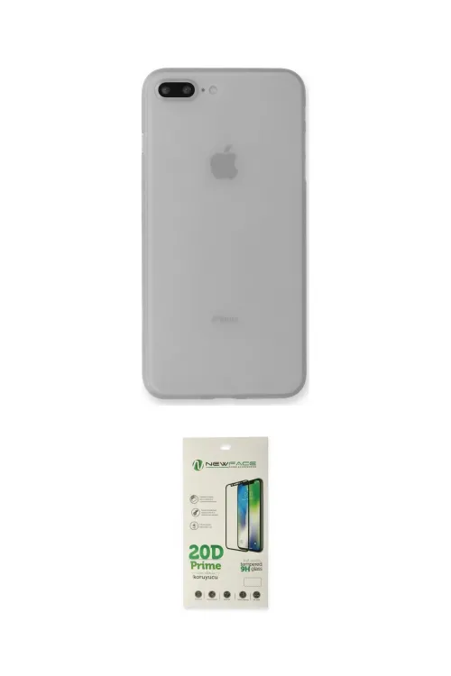 ieg™ iPhone 7 Plus Kılıf Yadigar Yansıma Serisi - Siyah 20D Premium Cam Ekran Koruyucu