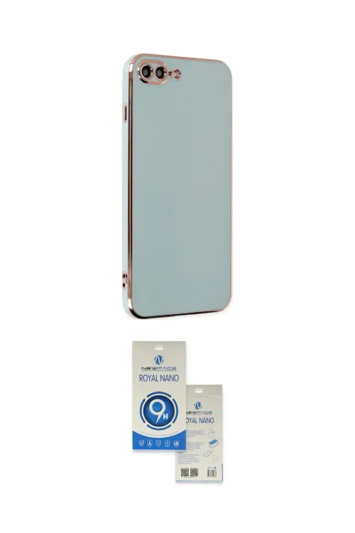 ieg™ iPhone 7 Plus Kılıf Yankı Serisi - Şeffaf Royal Nano Ekran Koruyucu