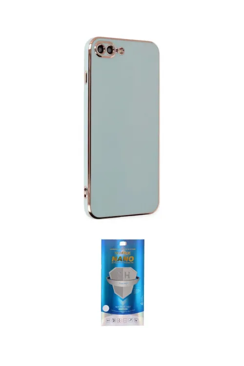 ieg™ iPhone 7 Plus Kılıf Yankı Serisi - Şeffaf Royal Nano Ekran Koruyucu
