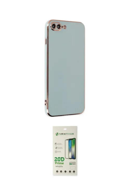 ieg™ iPhone 7 Plus Kılıf Yankı Serisi - Siyah 20D Premium Cam Ekran Koruyucu