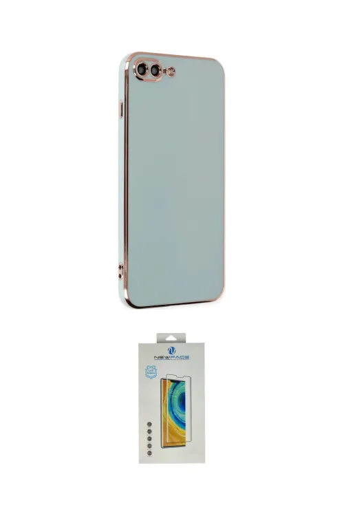 ieg™ iPhone 7 Plus Kılıf Yankı Serisi - Siyah Polymer Nano Ekran Koruyucu