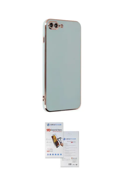 ieg™ iPhone 7 Plus Kılıf Yankı Serisi - Siyah Seramik Nano Ekran Koruyucu