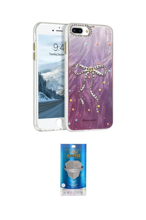 ieg™ iPhone 7 Plus Kılıf Zirve Modern Prime - Şeffaf Royal Nano Ekran Koruyucu