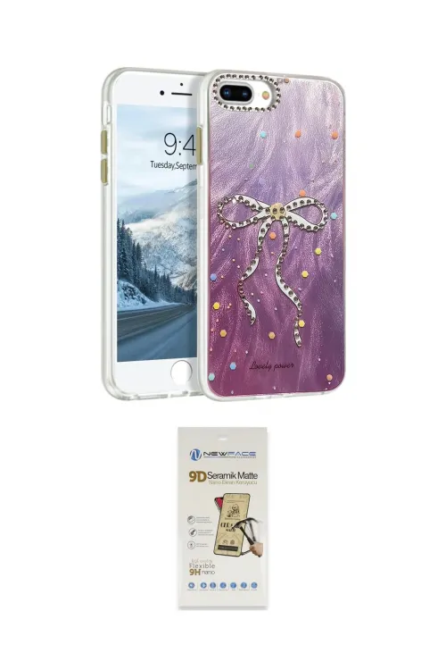 ieg™ iPhone 7 Plus Kılıf Zirve Modern Prime - Siyah Mat Seramik Nano Ekran Koruyucu