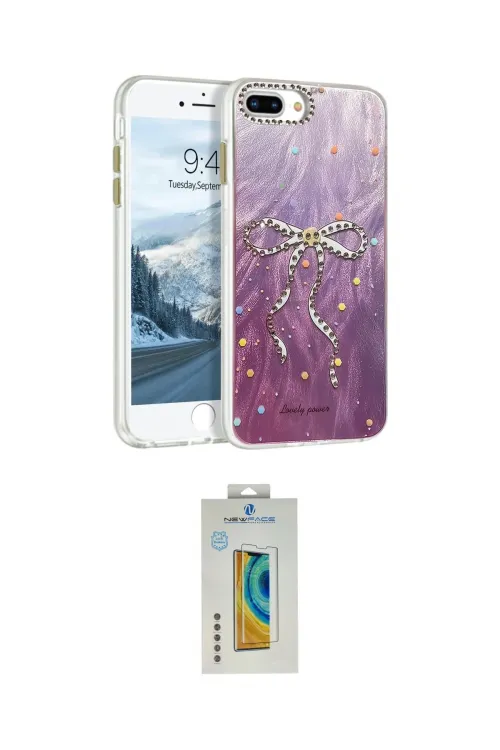 ieg™ iPhone 7 Plus Kılıf Zirve Modern Prime - Siyah Polymer Nano Ekran Koruyucu