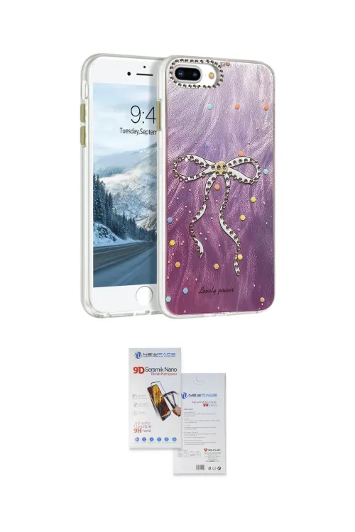 ieg™ iPhone 7 Plus Kılıf Zirve Modern Prime - Siyah Seramik Nano Ekran Koruyucu