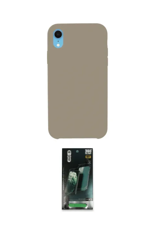 ieg™ iPhone XR Kılıf Zirve Modern Özel Seri - Şeffaf 360 Full Body Arka Koruyucu
