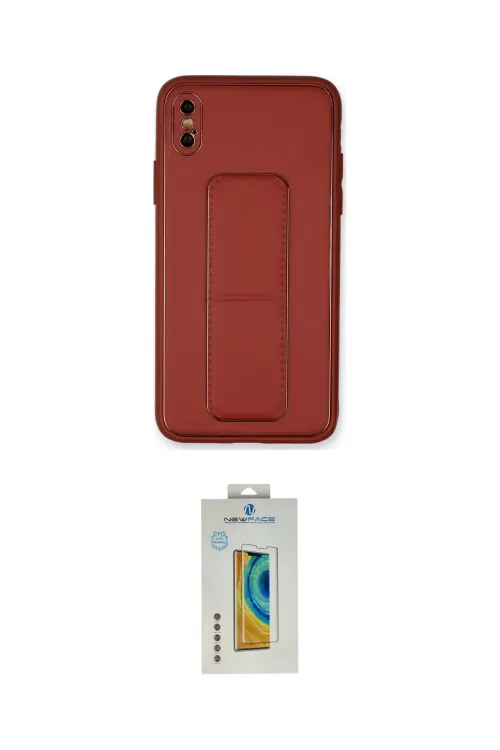 ieg™ iPhone XS Max Kılıf Akış Doku - Siyah Polymer Nano Ekran Koruyucu