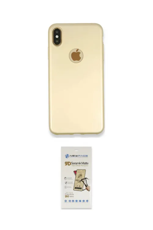 ieg™ iPhone XS Max Kılıf Kozmos Yansıma Özel Seri - Siyah Mat Seramik Nano Ekran Koruyucu