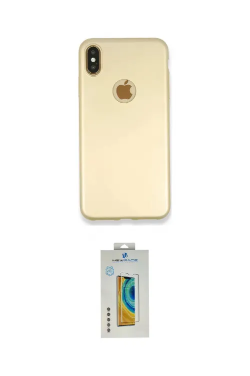 ieg™ iPhone XS Max Kılıf Kozmos Yansıma Özel Seri - Siyah Polymer Nano Ekran Koruyucu
