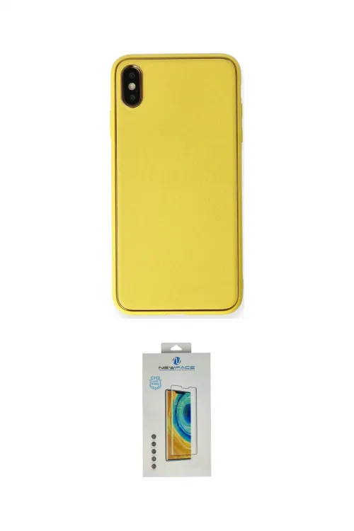 ieg™ iPhone XS Max Kılıf Yadigar Klasik - Siyah Polymer Nano Ekran Koruyucu