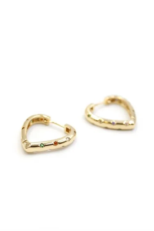 IEG - Kalp Küpe - Altın