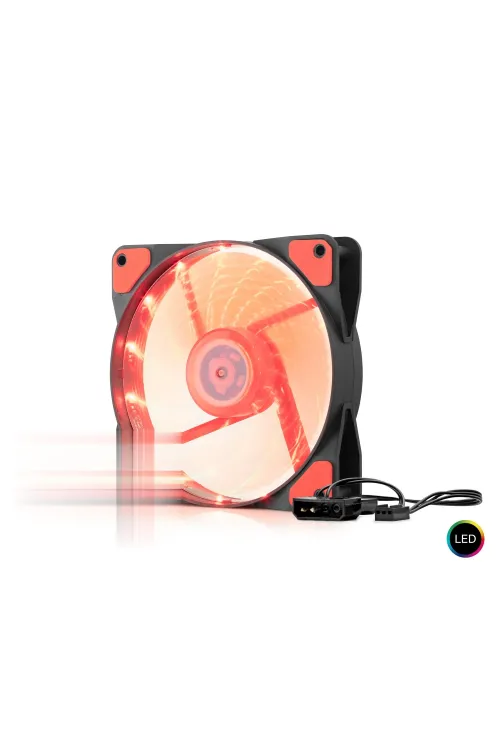 Kasa Fanı Led 12 Cm - Siyah HDX1520