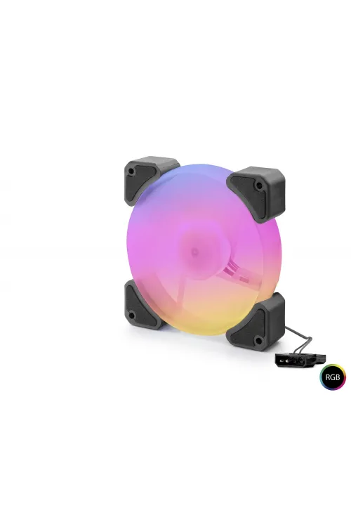 Kasa Fanı Rgb 12 Cm - Siyah ND2660