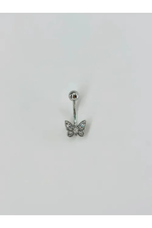 IEG - Kelebek Detaylı Göbek Piercing