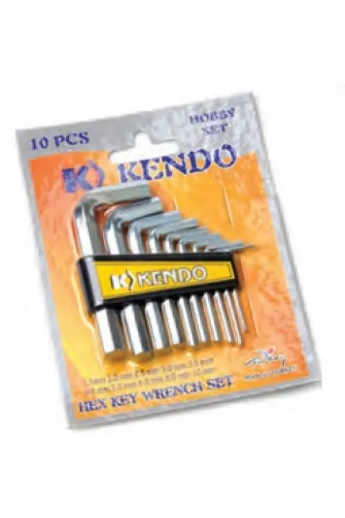 Kendo 6 Köşe Alyan Seti 10 Parça