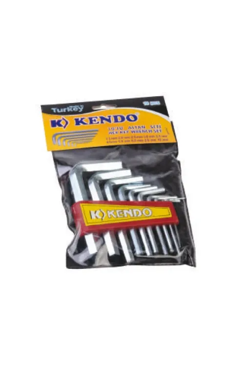 ieg™ Kendo Poşetli 6 Köşe Alyan Seti 10 Parça