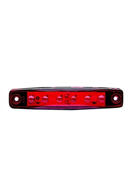 Kırmızı Parmak Led Dorse Lamba 6 Ledli 12-24V