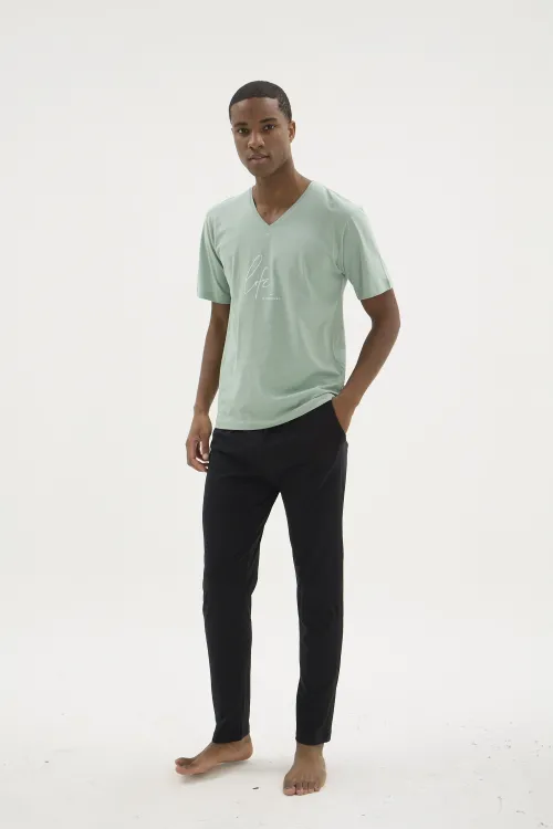 ieg™  KKT-26152 Erkek V Yaka Pijama Takımı