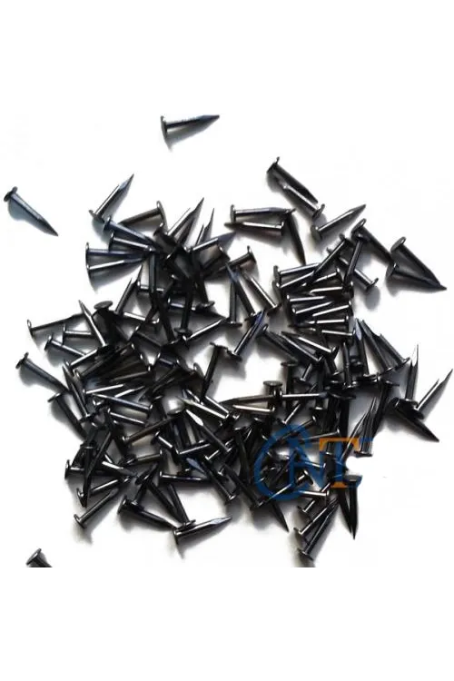 Klips, Menteşe, Ayağı Çivisi 9mm Çelik - Siyah 10gr