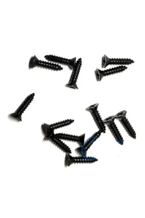 Klips, Menteşe, Ayak, Ağaç, Sunta Vidası 2,2x6,5mm - Siyah 1000 Adet