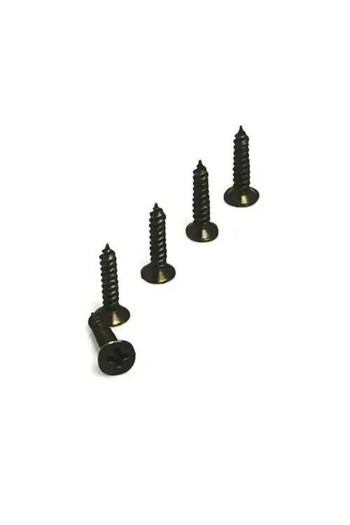 ieg™ Klips, Menteşe, Ayak, Ağaç, Sunta Vidası 3x13 mm - Siyah 100 Adet