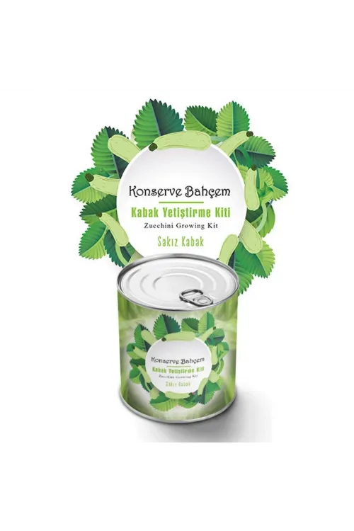 ieg™  Konserve Bahçem Evde Konservede Sakız Kabak Yetiştirme Kiti