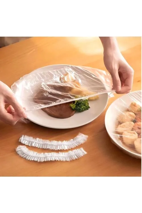 Lastikli Tencere Ve Tabak Bonesi 100 Adet (22cm)