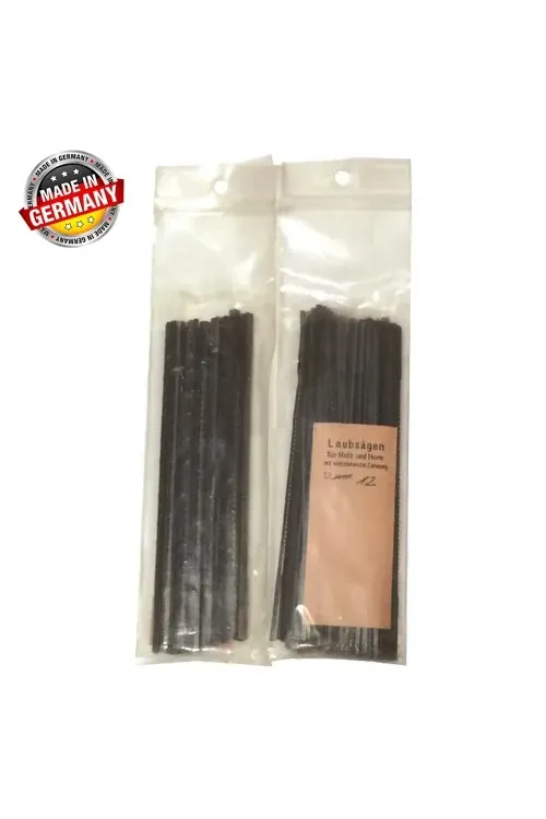 ieg™ Laubsagen Pembe Düz Ahşap Kıl Testere Ağzı No:3 - 144 Adet