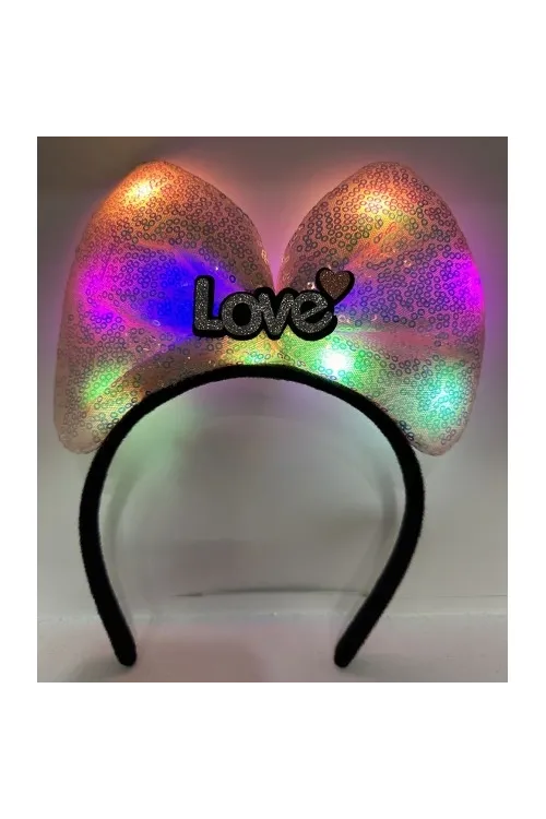 Led Işıklı Love Taç