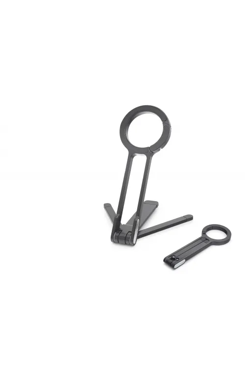 Manyetik Katlanir Masaüstü Telefon Standi Metal - Siyah ND8030