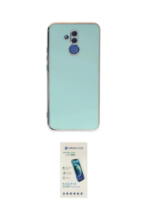 ieg™ Mate 20 Lite Kılıf Yankı Serisi - Şeffaf Pasifik Cam Ekran Koruyucu