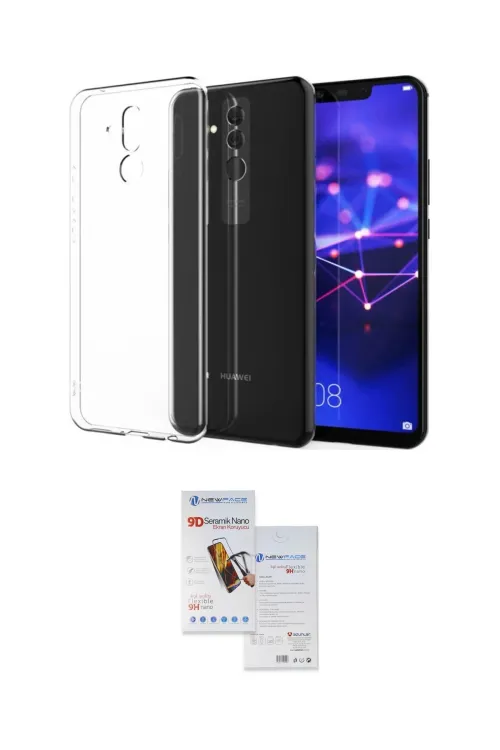 ieg™ Mate 20 Lite Kılıf Zirve Doku - Siyah Seramik Nano Ekran Koruyucu