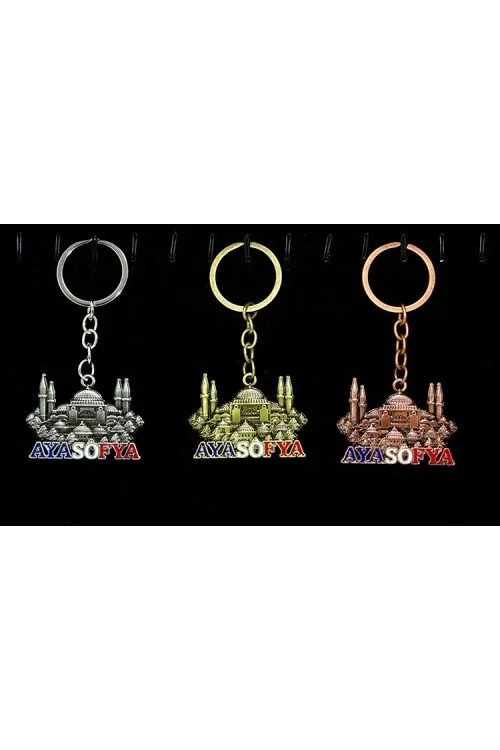 Metal Ayasofya Anahtarlık