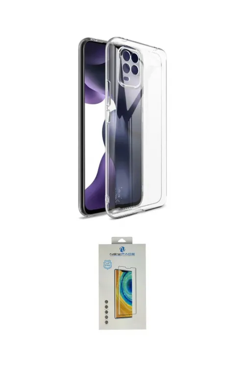 ieg™ Mi 10 Lite Kılıf Zirve Doku - Şeffaf Polymer Nano Ekran Koruyucu