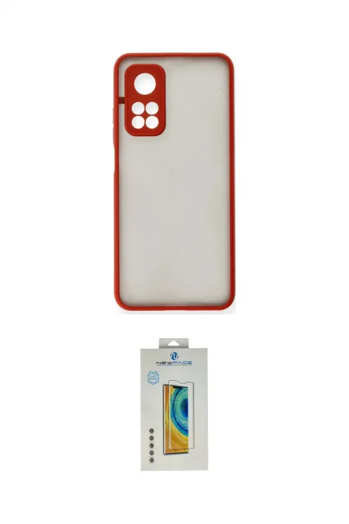 ieg™ Mi 10T Kılıf Ahenk Çizgi Serisi - Şeffaf Polymer Nano Ekran Koruyucu