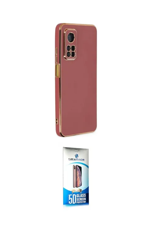 ieg™ Mi 10T Kılıf Yankı Serisi - Siyah 5D Eko Cam Ekran Koruyucu