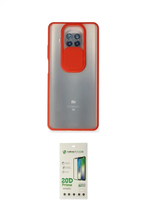 ieg™ Mi 10T Lite Kılıf Vadi Çizgi - Siyah 20D Premium Cam Ekran Koruyucu