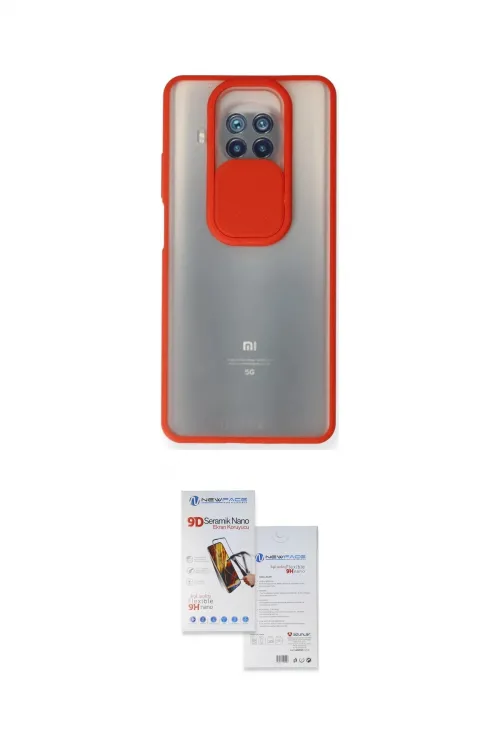 ieg™ Mi 10T Lite Kılıf Vadi Çizgi - Siyah Seramik Nano Ekran Koruyucu