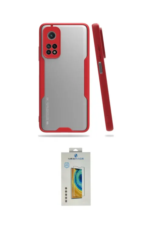 ieg™ Mi 10T Pro Kılıf Atlas Asil Serisi - Şeffaf Polymer Nano Ekran Koruyucu