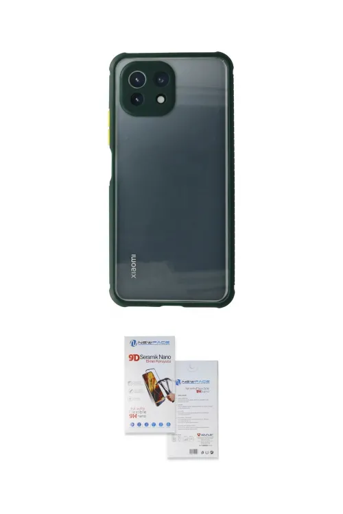 ieg™ Mİ 11 Lite Kılıf Nova Asil Özel Seri - Siyah Seramik Nano Ekran Koruyucu