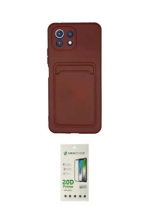 ieg™ Mİ 11 Lite Kılıf Vadi Çizgi Prime - Siyah 20D Premium Cam Ekran Koruyucu