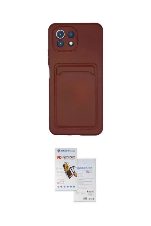 ieg™ Mİ 11 Lite Kılıf Vadi Çizgi Prime - Siyah Seramik Nano Ekran Koruyucu