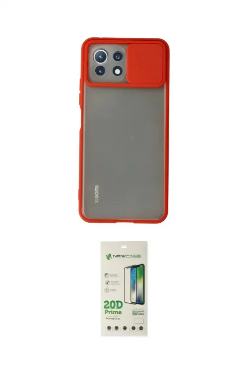 ieg™ Mİ 11 Lite Kılıf Vadi Çizgi - Siyah 20D Premium Cam Ekran Koruyucu