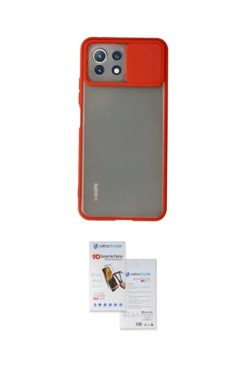 ieg™ Mİ 11 Lite Kılıf Vadi Çizgi - Siyah Seramik Nano Ekran Koruyucu