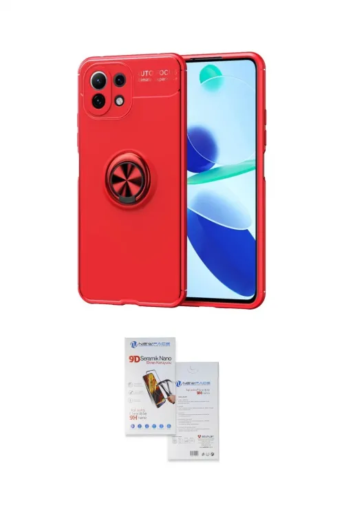 ieg™ Mİ 11 Lite Kılıf Yankı Form Prime - Siyah Seramik Nano Ekran Koruyucu