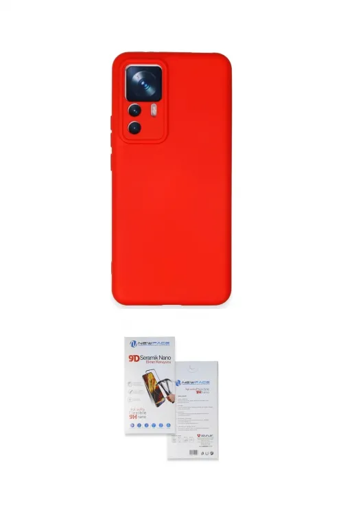 ieg™ Mi 12T Pro Kılıf Ahenk Serisi - Siyah Seramik Nano Ekran Koruyucu