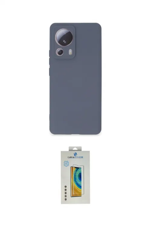 ieg™ Mi 13 Lite Kılıf Ahenk Serisi - Siyah Polymer Nano Ekran Koruyucu