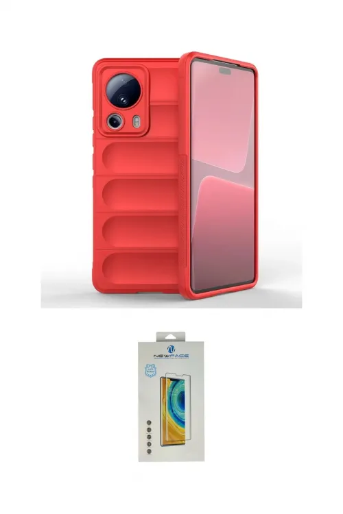 ieg™ Mi 13 Lite Kılıf Atlas Koleksiyonu - Siyah Polymer Nano Ekran Koruyucu