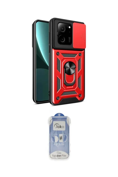 ieg™ Mi 13T Pro Kılıf Ahenk Klasik - Siyah Joko Magic 5D Cam